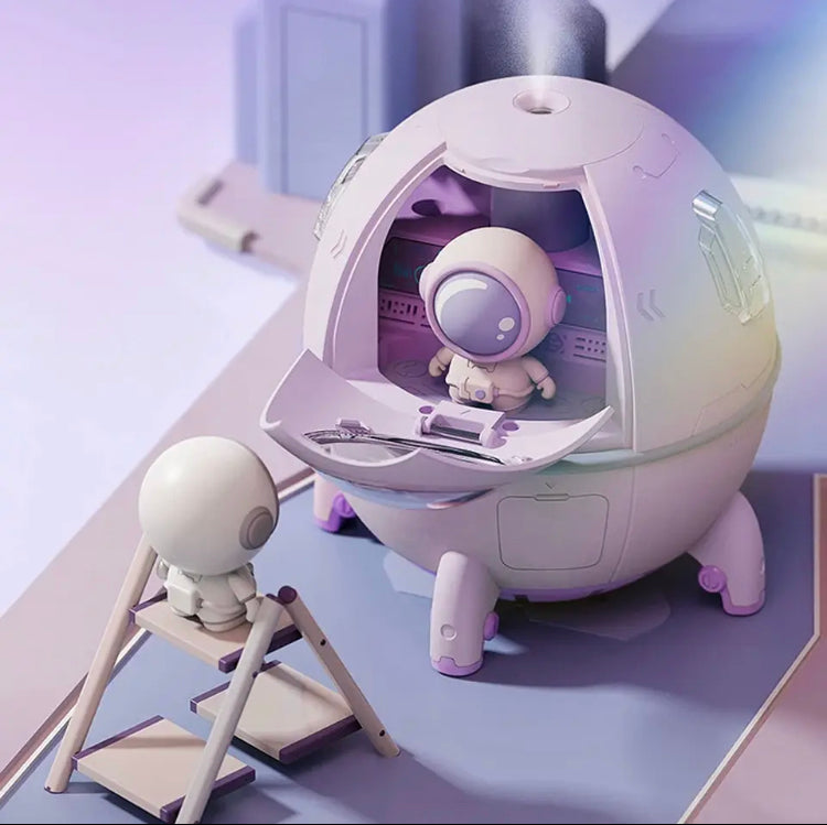 Astronaut Space Capsule Air Humidifier, Ultrasonic Cool Mist Aromatherapy Water Diffuser, Portable Mini Humidifier Astronaut Space Capsule Air Humidifier, Ultrasonic Cool Mist Aromatherapy Water Diffuser, Portable Mini Humidifier